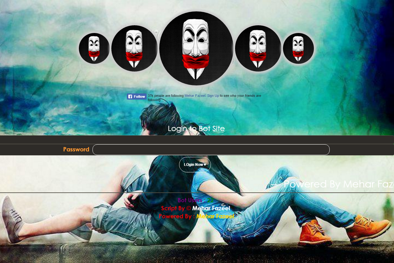 fb bot and autoliker scripts reaction