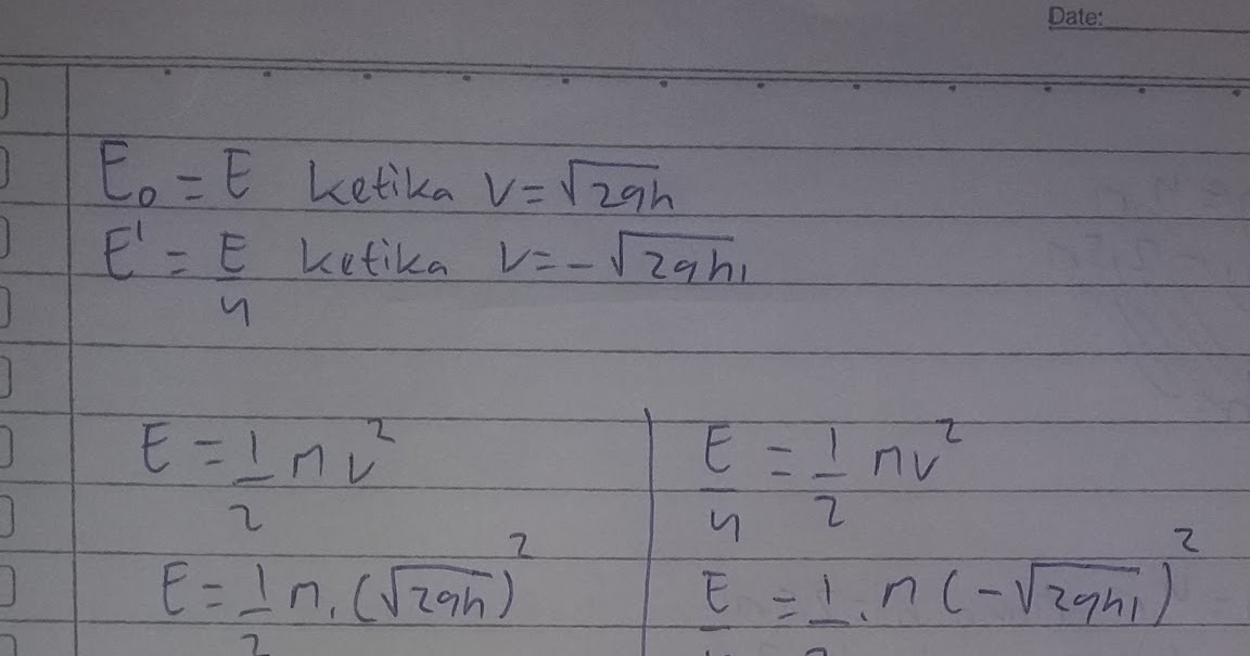 Contoh Soal Dan Pembahasan Tumbukan