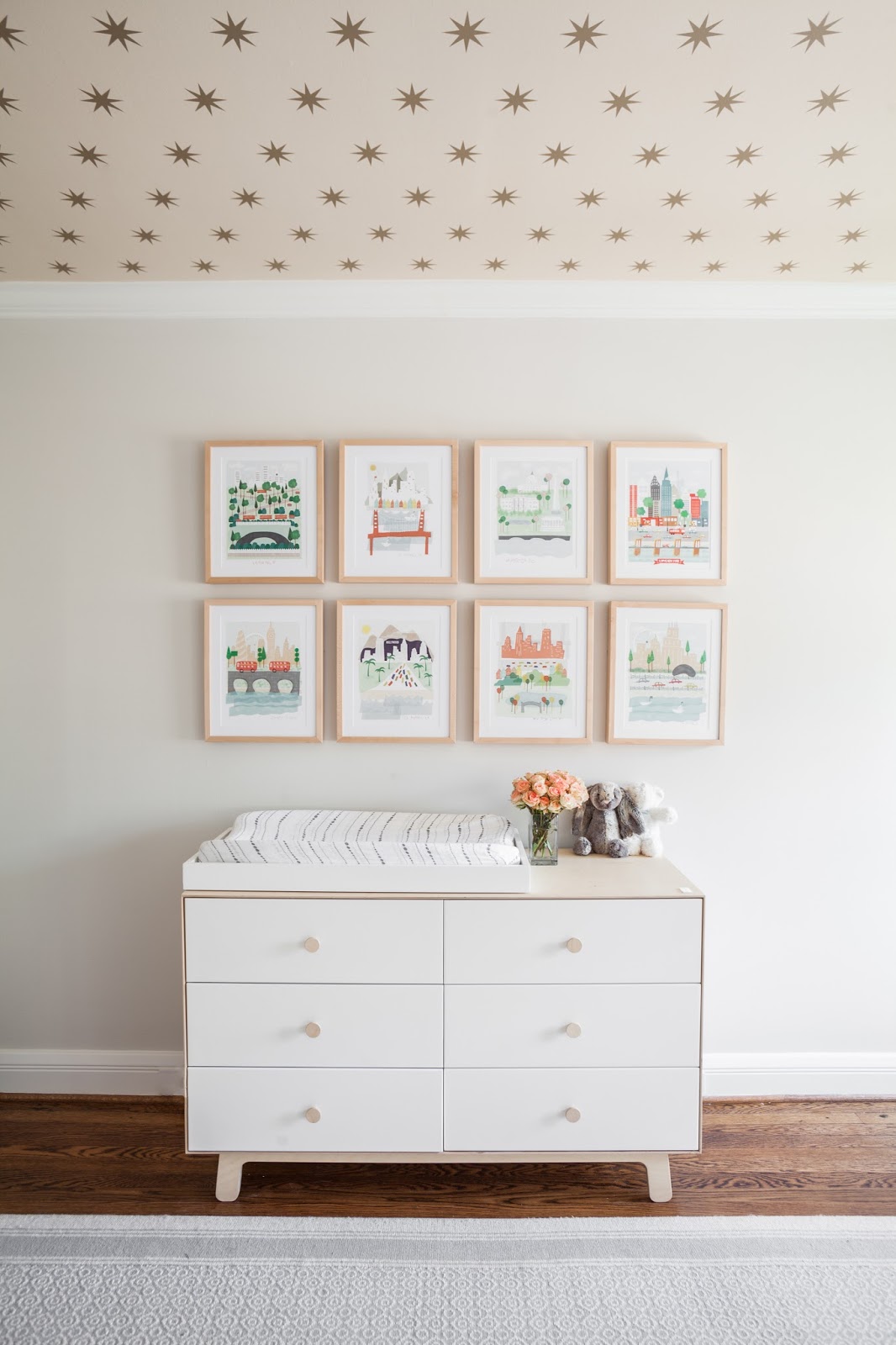 modern nursery dresser