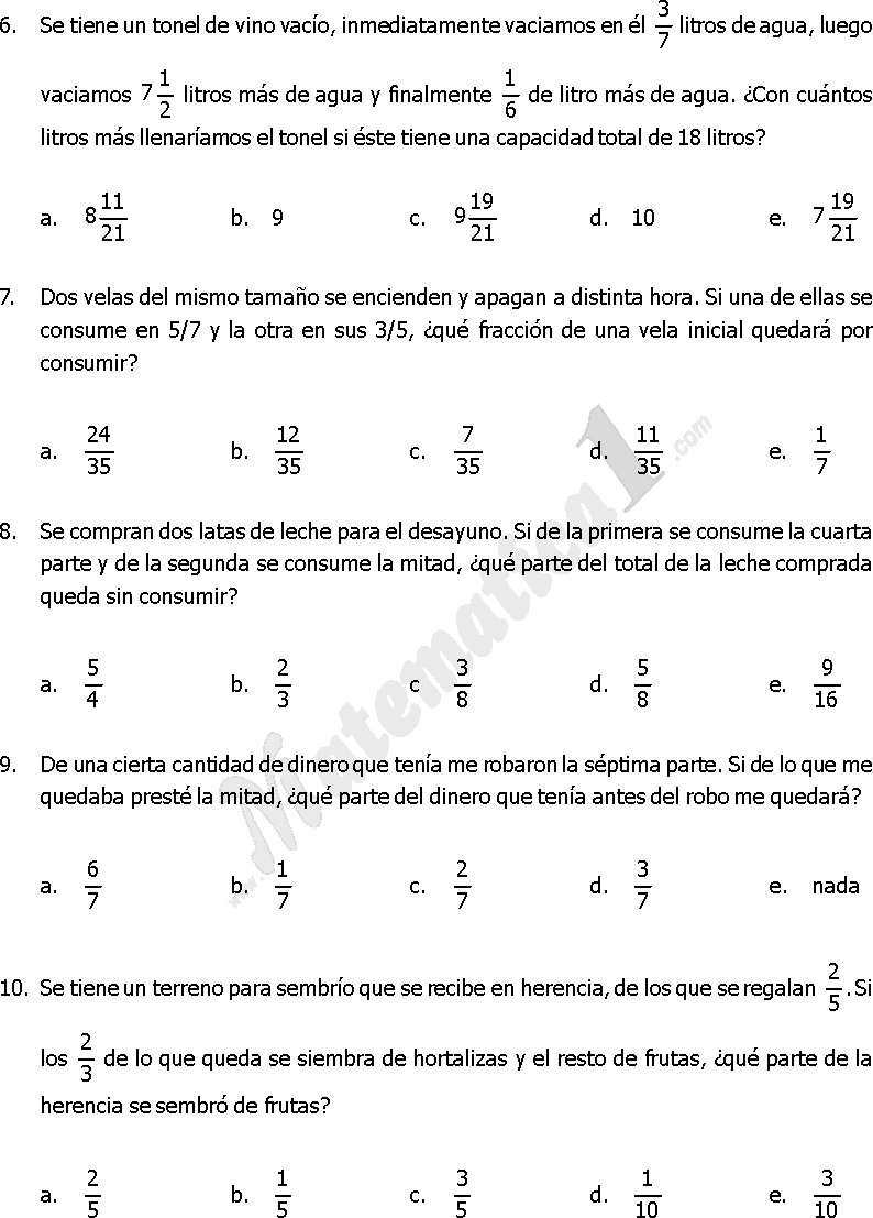 Problemas de divisi n de fracciones resueltos
