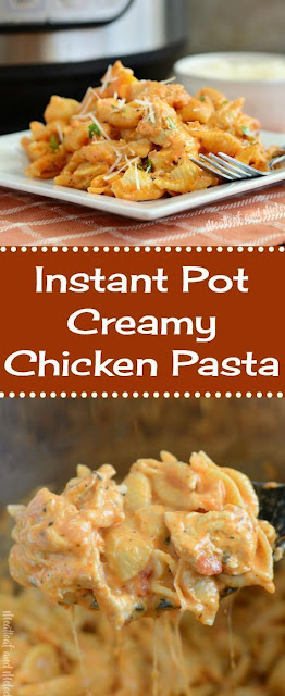 Instant Pot Creamy Chicken Pasta