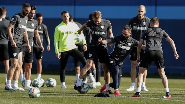 Málaga, el entrenamiento de hoy contó con 25 jugadores