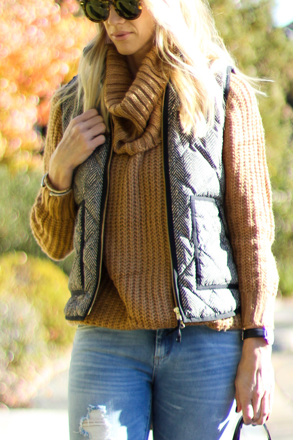 The Parlor Girl: herringbone vest + 12 Days of Christmas Giveaways