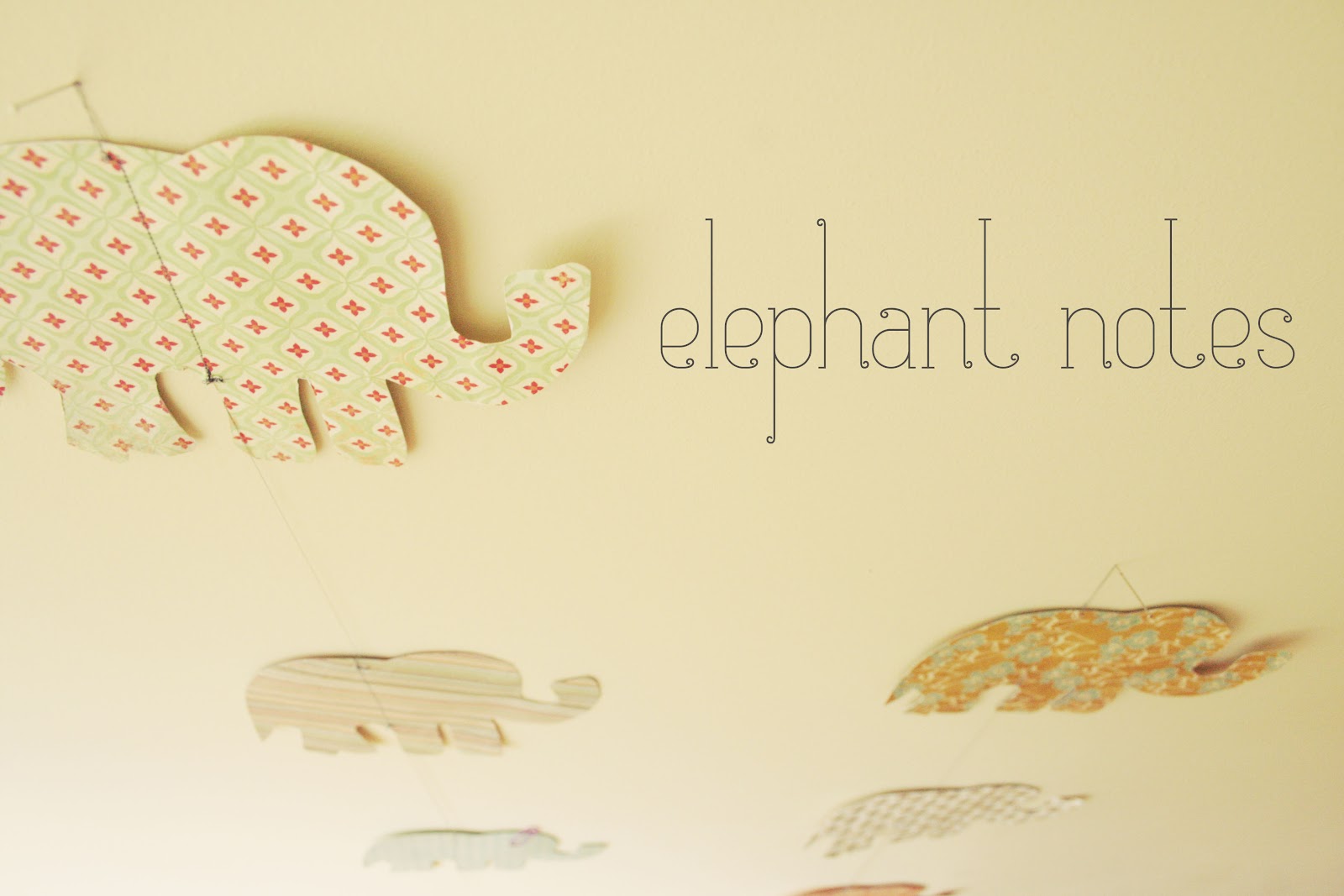 Simply Smitten Elephant Notes.