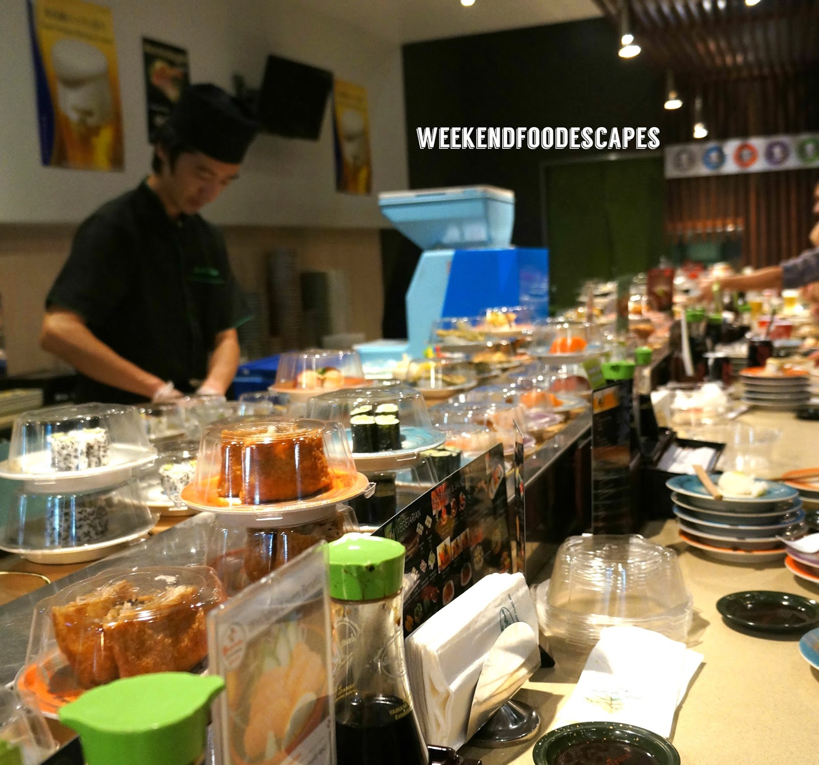 Weekend Food Escapes Sushi Train, Newtown