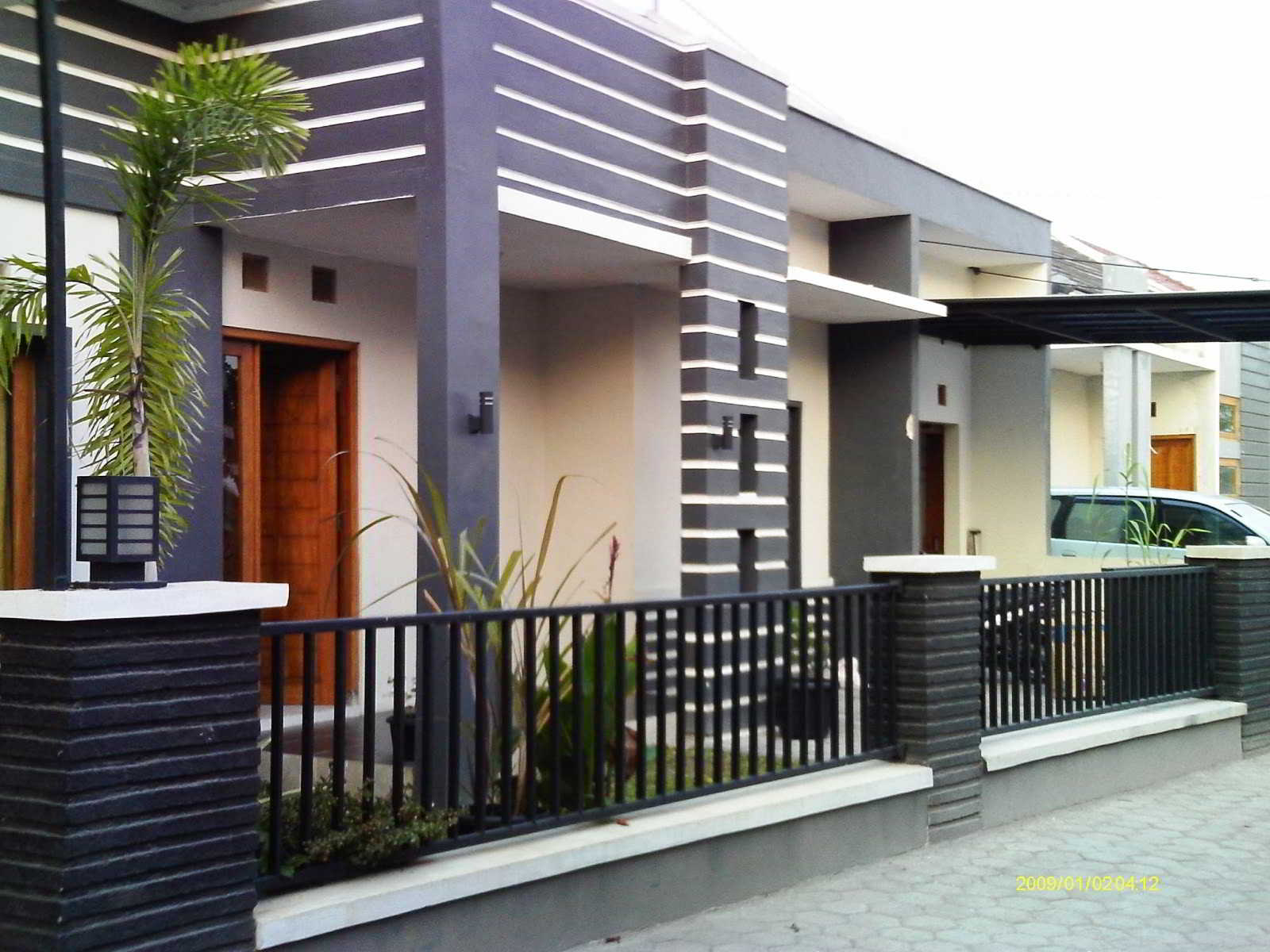   60 contoh  model  desain  pagar  rumah  minimalis modern terbaru