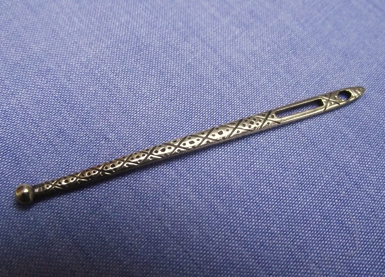 Lizzie Lenard Vintage Sewing Brass Darning Needle