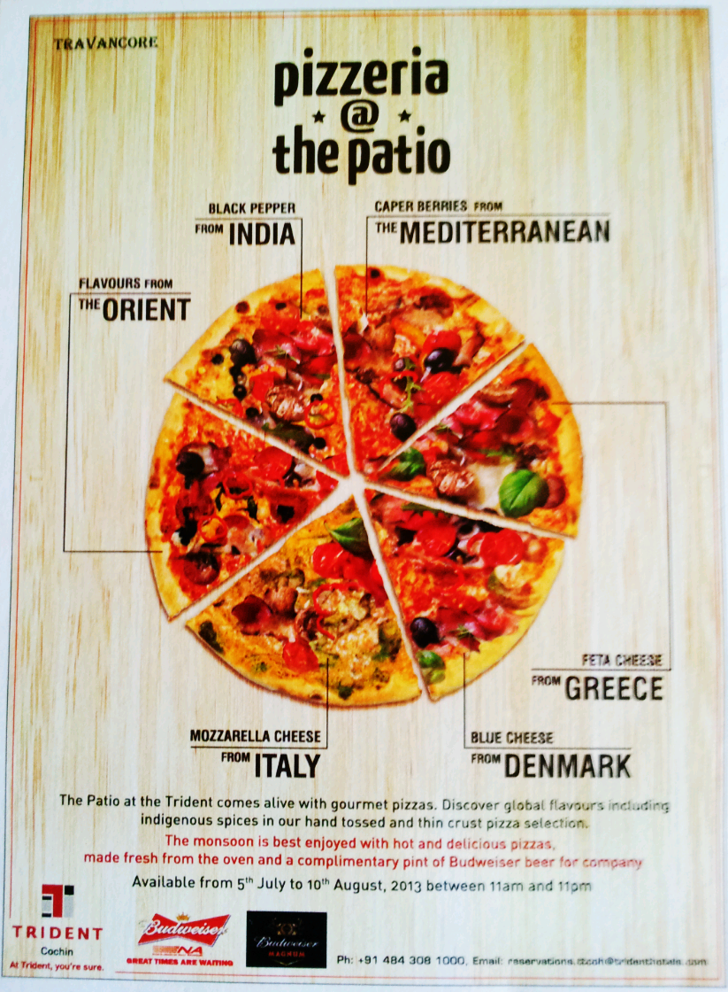 Around My Kochi! Monsoon Pizza Festival The Trident, Cochin