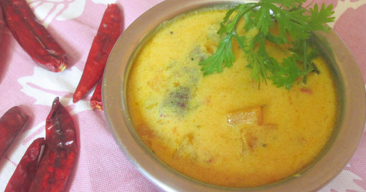 Kaddu ki Kadhi / Kaddu ki khatti sabzi / Chattisgarhi Makhana Kadhi