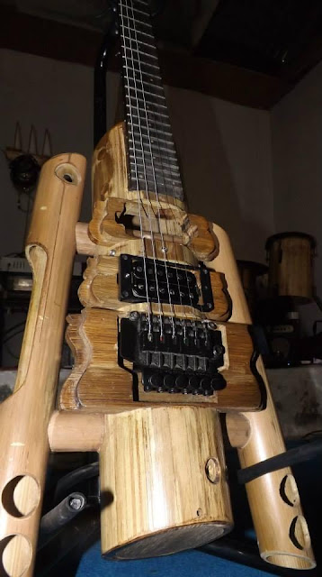 Cara Membuat Gitar Dari Bambu
