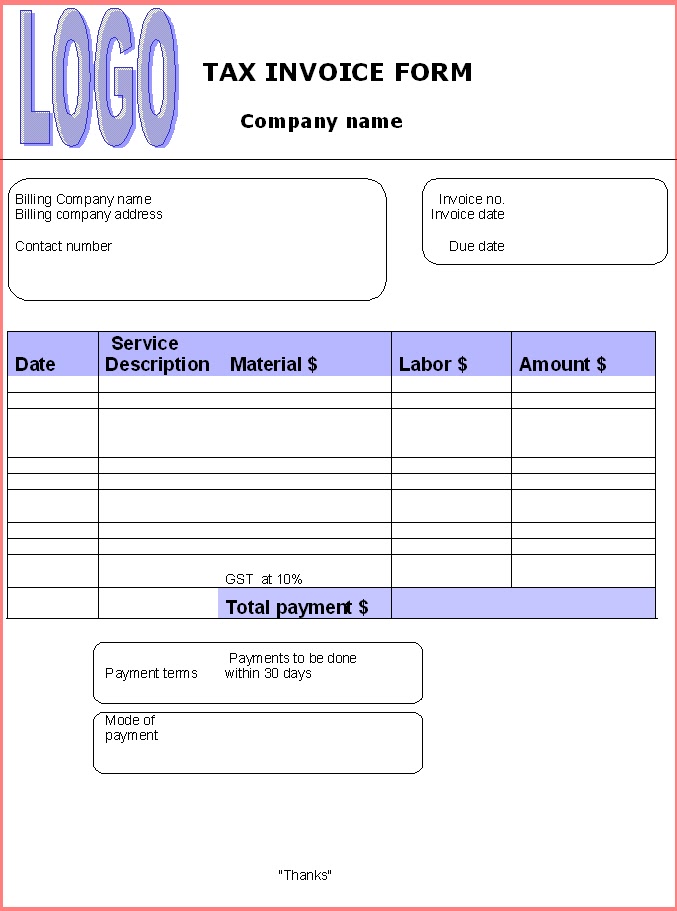 Resume Business Template Tax Invoice Template Microsoft Word Resume Business Template Tax Invoice Template Microsoft Word