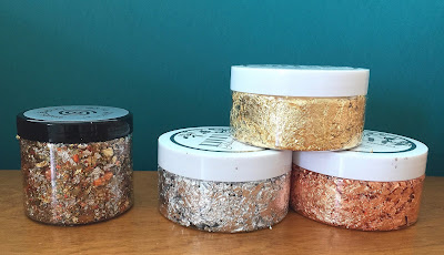 gilding flakes from Cosmic Shimmer and Tonic gilding flakes from Cosmic Shimmer and Tonic