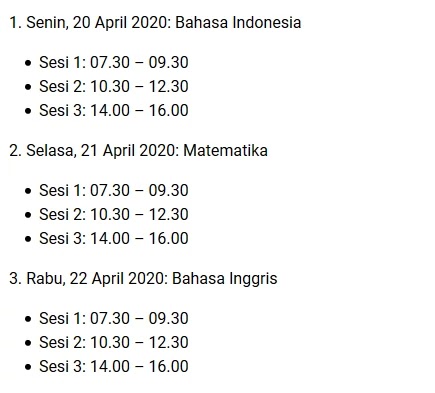 Latihan Pemantapan UN 2020 Materi Perbandingan dan Statistika