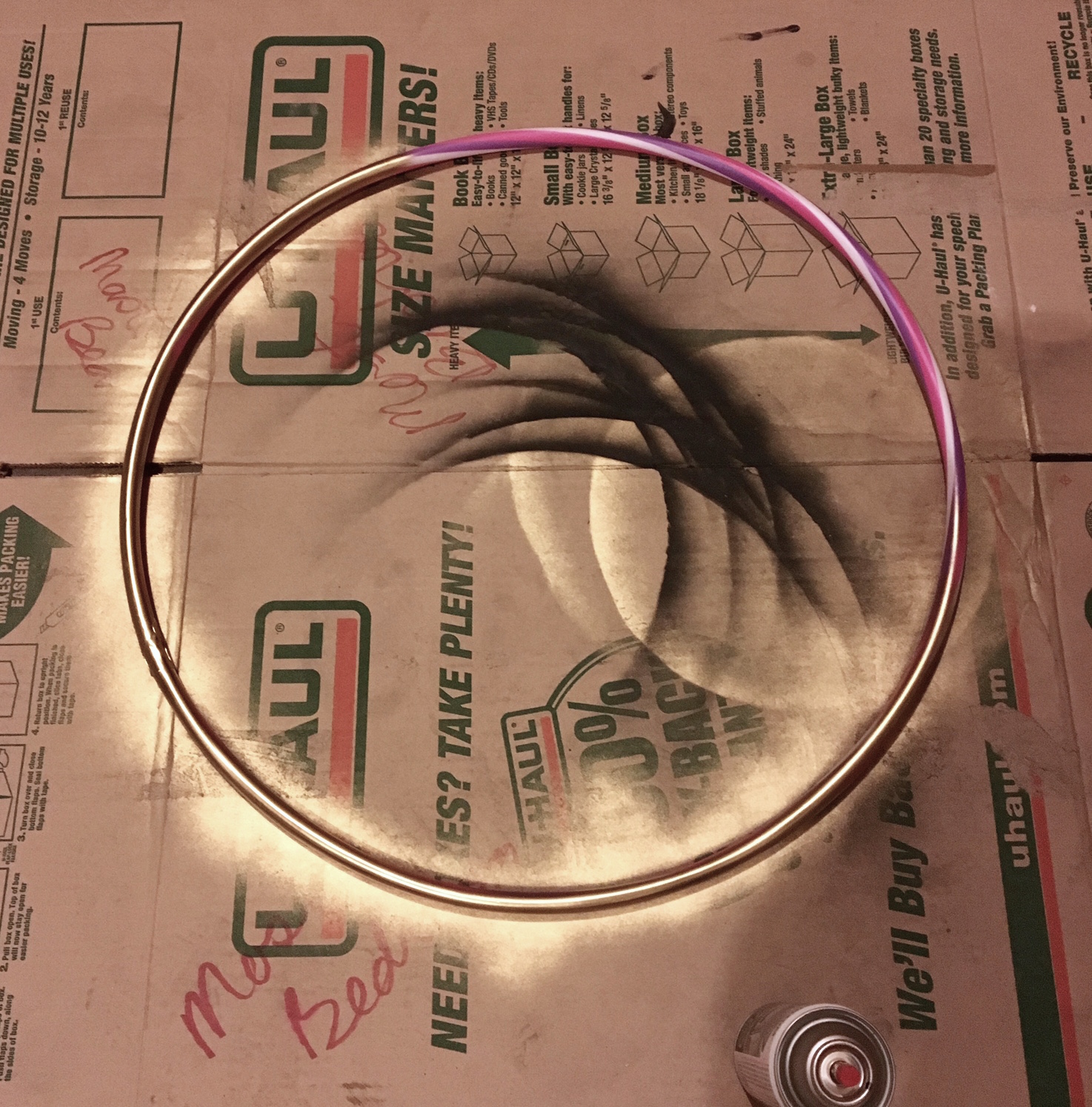 DIY Hula Hoop Christmas Wreath Harlow & Thistle