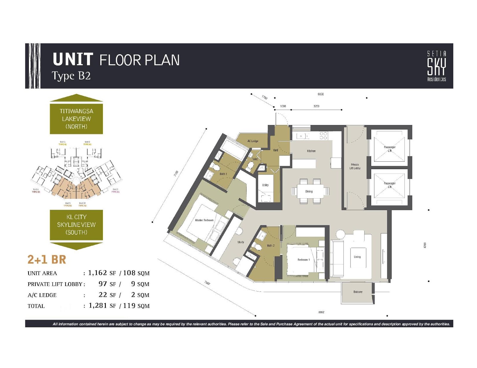 Block A Alia Floor Plan Setia Sky Residences KLCC