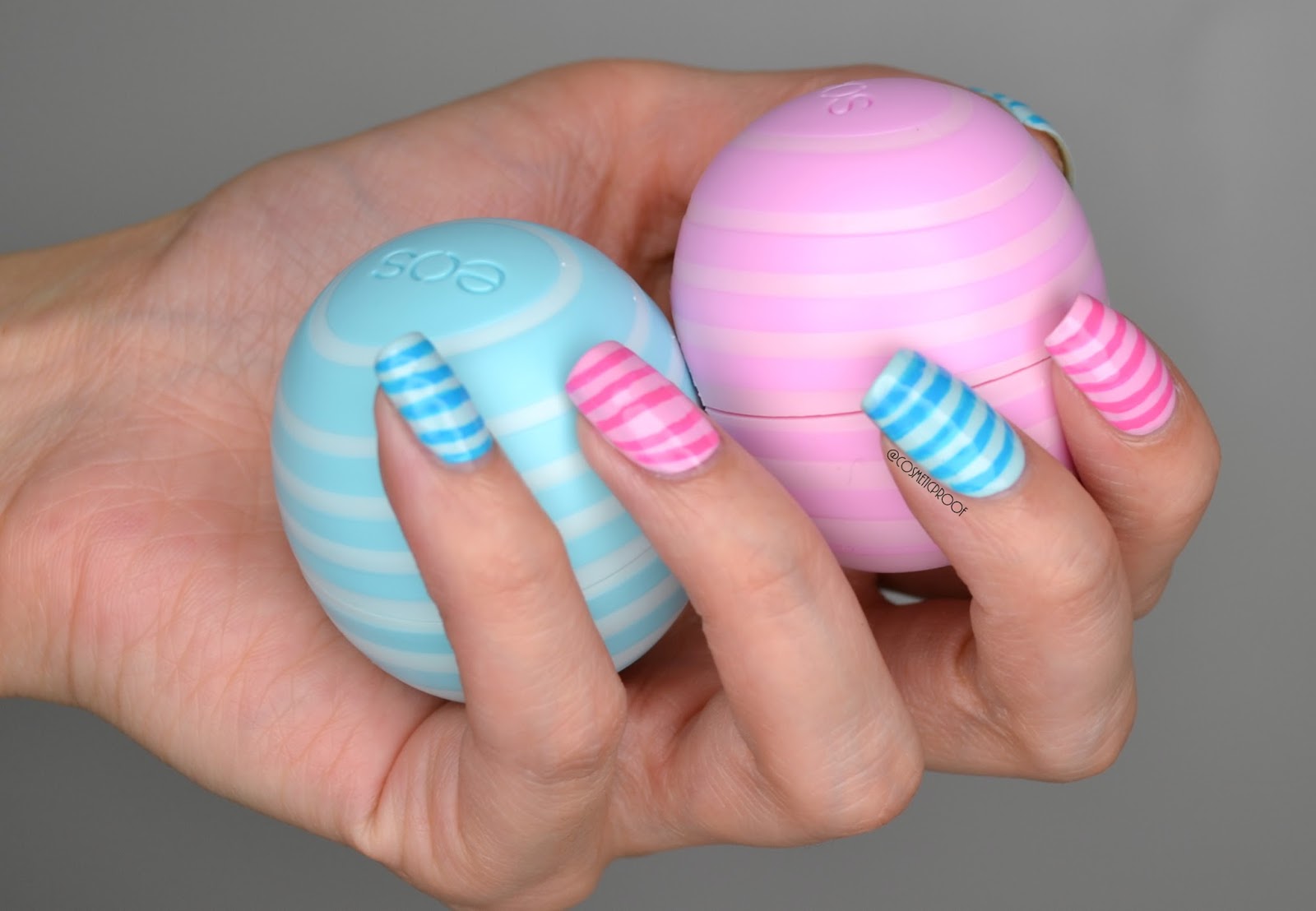 NAILS Inspired by Lip Balm ManiMonday Cosmetic Proof Vancouver