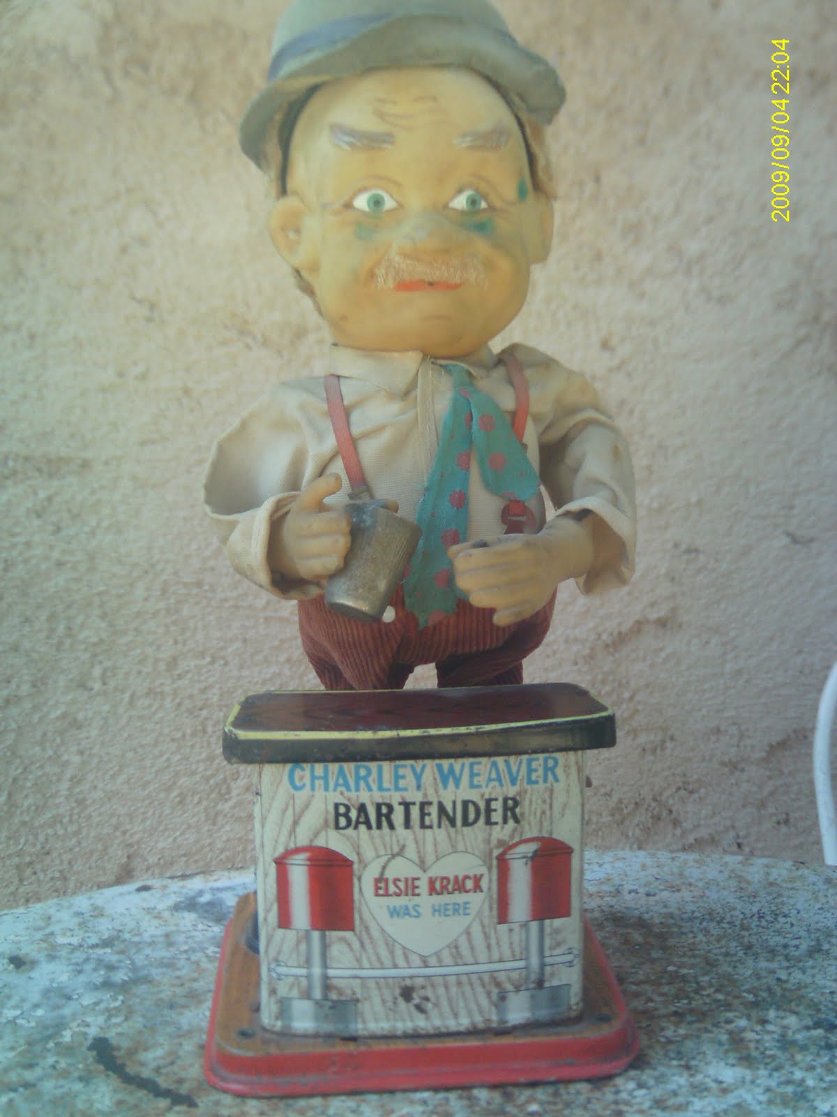 Jouet Chien Automate Vintage - Occasion - Mécanique Ancien Jouet Animé