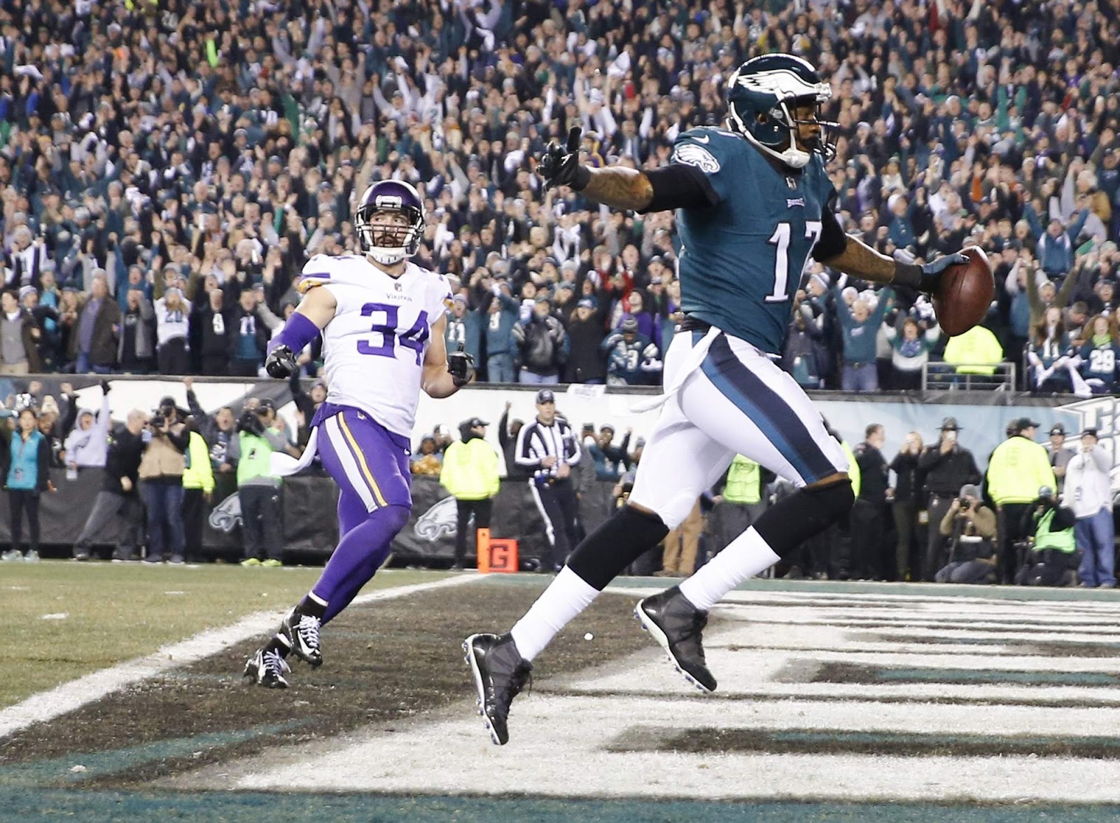 El carnaval de los Eagles Philadelphia 38 Minnesota 7
