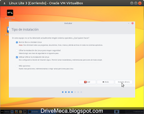 DriveMeca instalando Linux Lite paso a paso