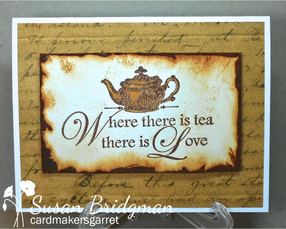 Cardmaker's Garret Rusty Teapot