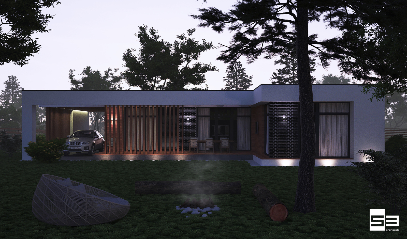 одноэтажный дом холостяка. современный дом на склоне. коттедж для холостяка. дом холостяка 2 проект. дом холостяка.