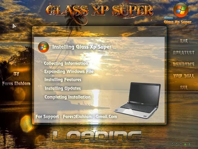 Windows Glass Xp SP 3 Super 2014 ~ Download Software