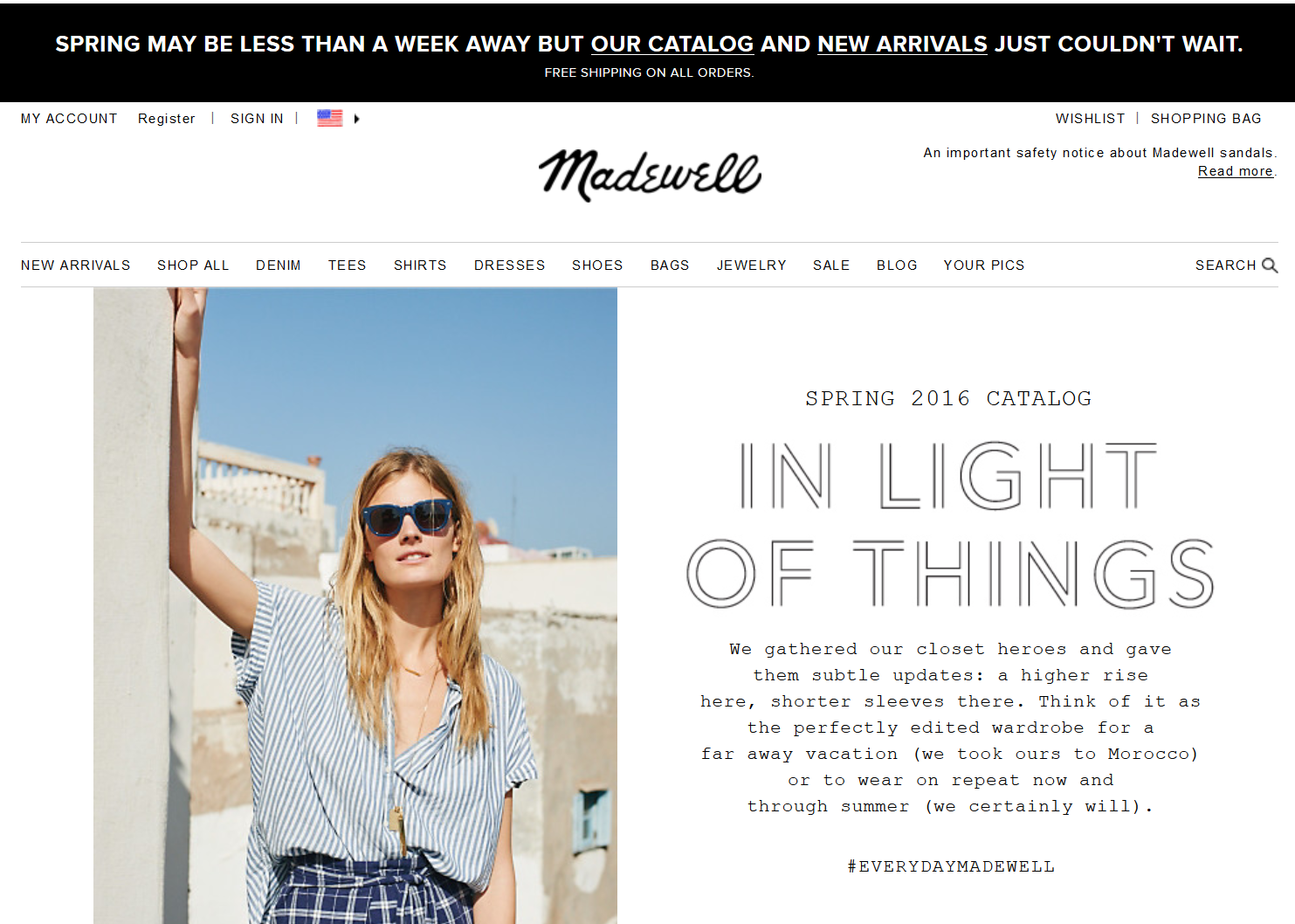 J.Crew Aficionada Madewell Updates site with New Arrivals!