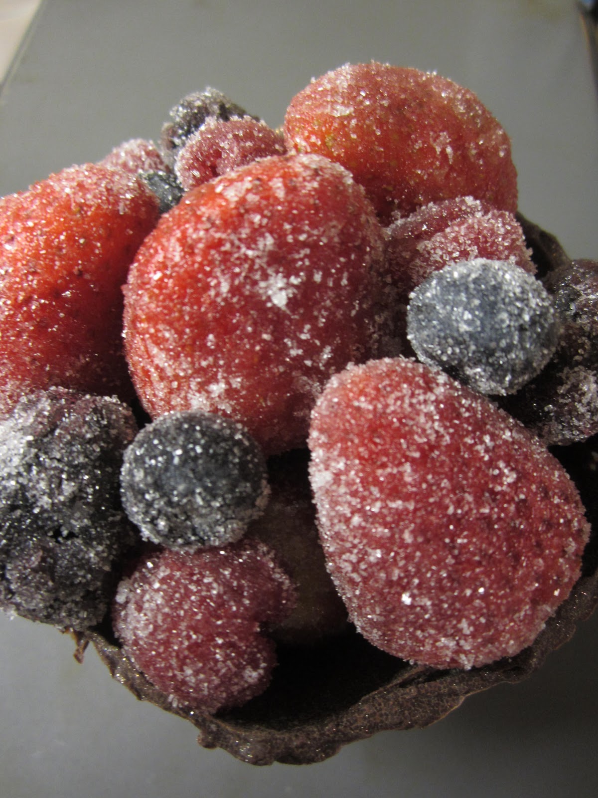 Created by Kelli Tutorial Sugar Frosted Fruit