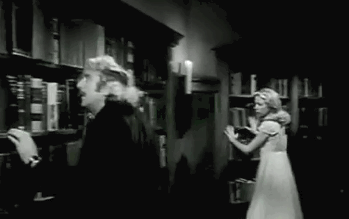 my new plaid pants: Great Moments In Movie Shelves #81
Young Frankenstein Gif Bookcase