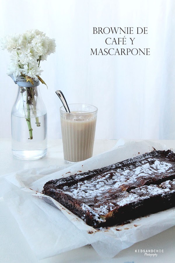brownie de café y mascarpone kidsandchic