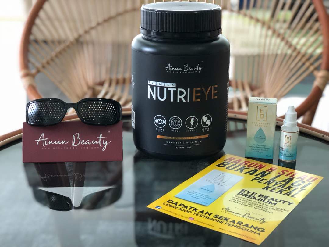 Khasiat Bahan Bahan Dalam Nutri Eye Ainun Beauty | Rahsia Mata