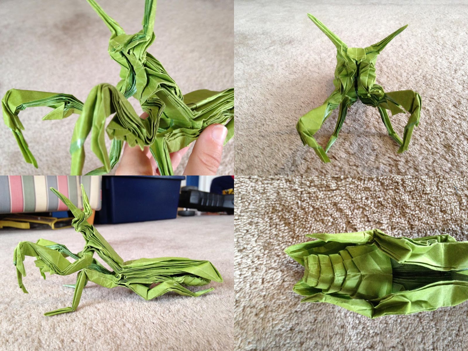 JoeOrigami Origami Praying Mantis