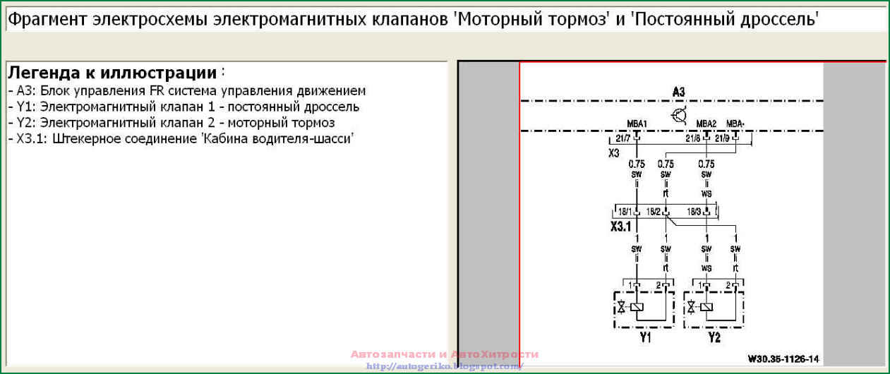 Электросхема актрос