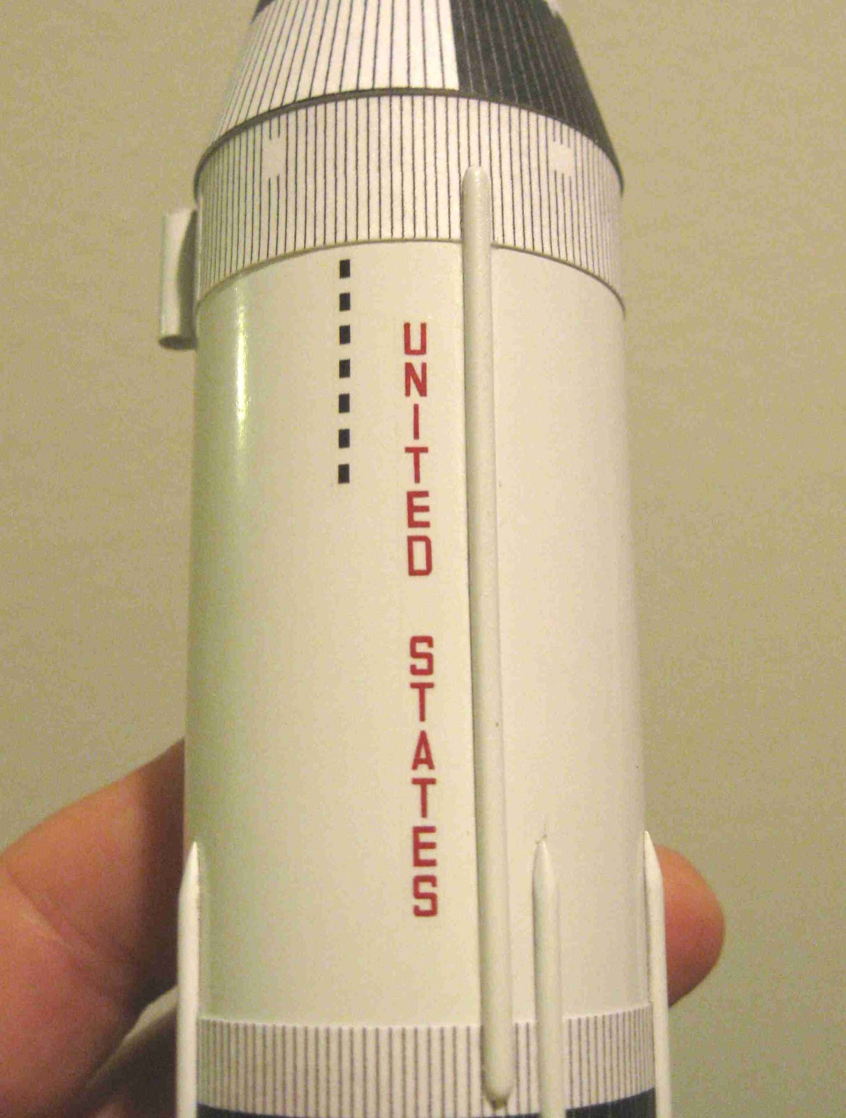 Model Rocket Building Dr. Zooch Saturn V Build Step 13 Fin Letters and