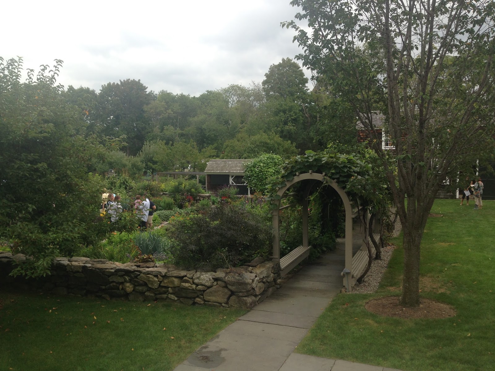 In a Garden Gardens at Clock Barn—Home of Maureen & Mike Ruettgers