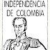 Dibujos independencia de Colombia para colorear