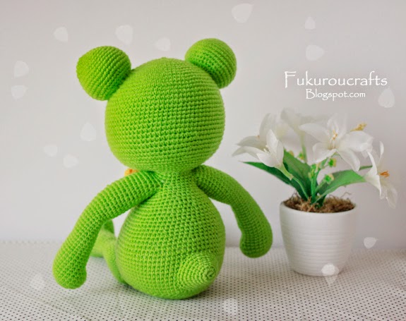 Cute Crochet Pattern Frog Doll, Cute Amigurumi Pattern Frog Doll, แพทเทิร์น ตุ๊กตา ถัก โครเชต์ กบ น้อย น่ารัก