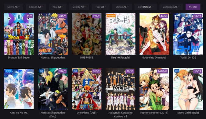 best sites to watch anime for free