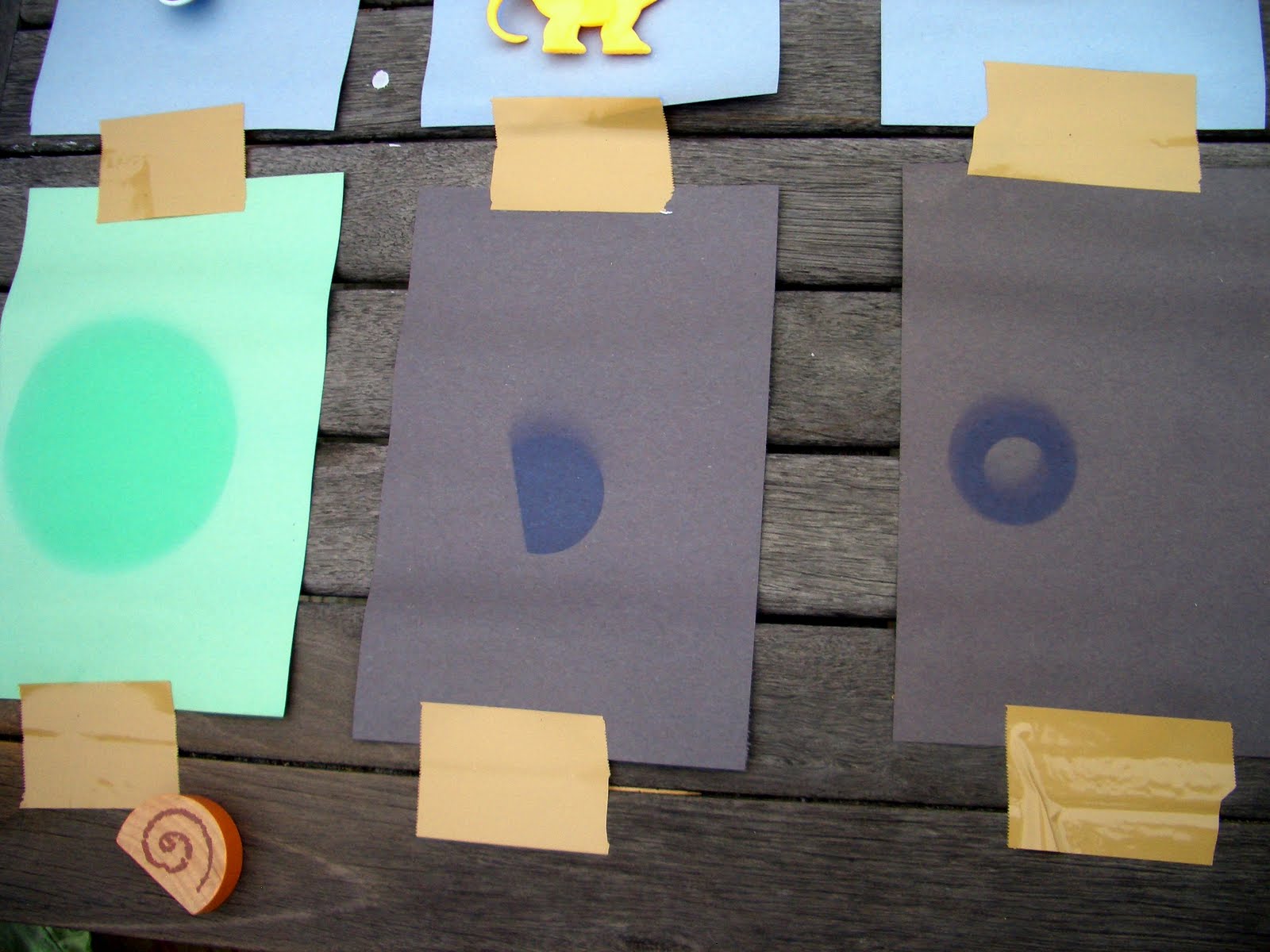 DIY sun prints Gather and Grand