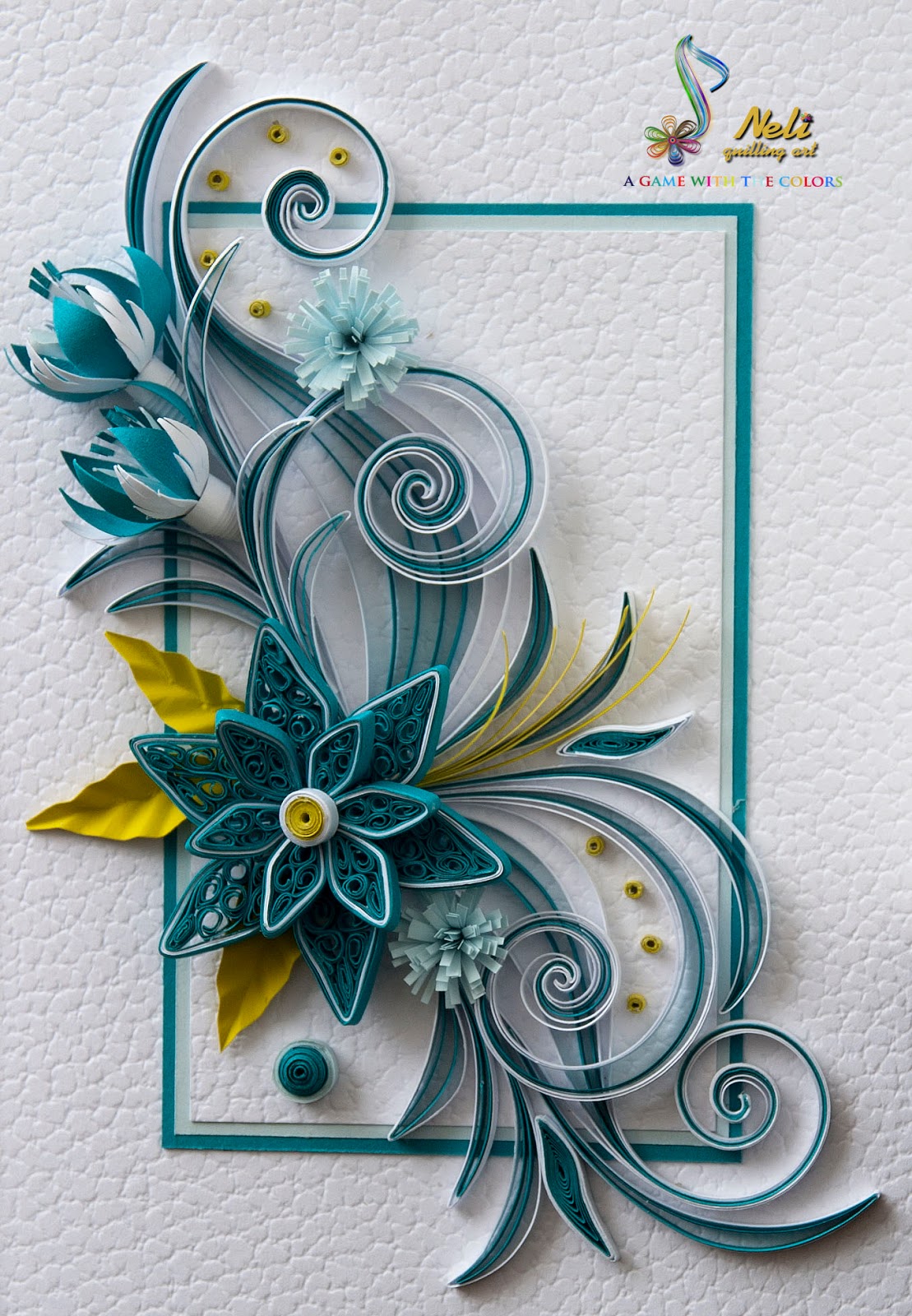 neli quilling art quilling card 105 cm 15 cm