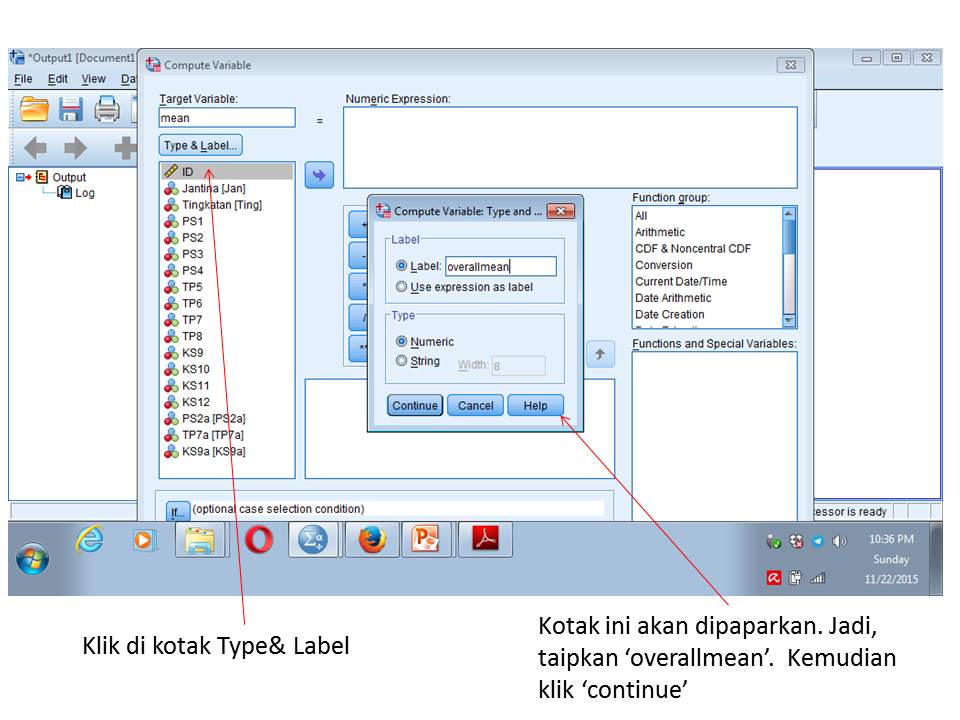 Cikgu roha menulis spss for dummies 2 mencari mean individu