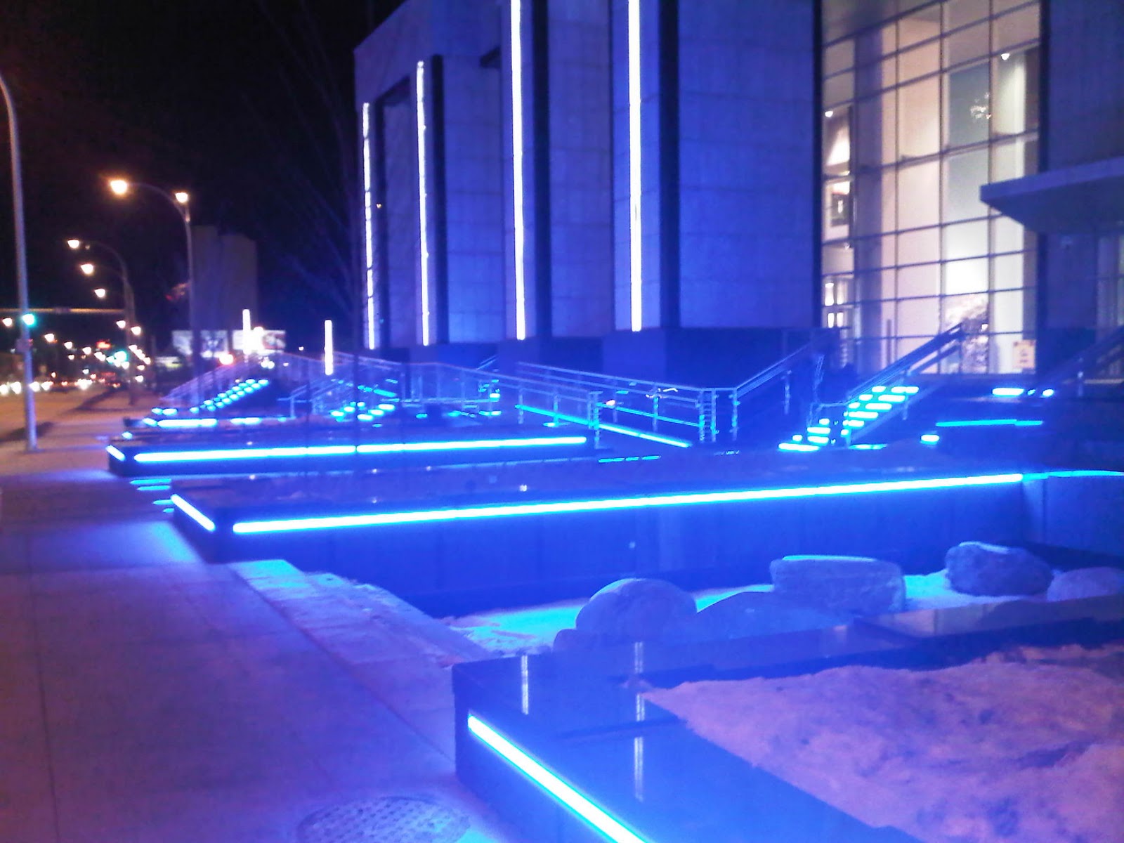 Let It Read Saturday Snapshot Blue Lights