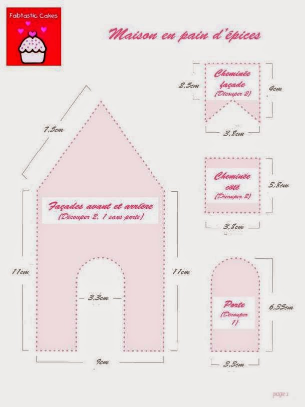 Patron Maison Pain D'épice A Imprimer Fabtastic Cakes: Maison en pain d'épices - Recette et tutoriel
