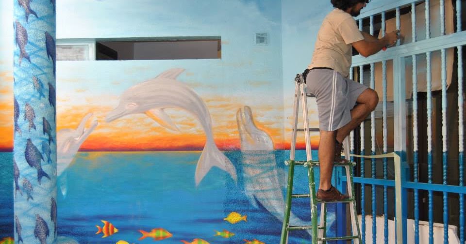 DECORACIÓN Y PINTURAS MÁLAGA: Mural artístico en centro infantil