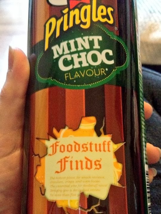 FOODSTUFF FINDS New Pringles Sweet Cinnamon and Mint Choc [By cinabar]