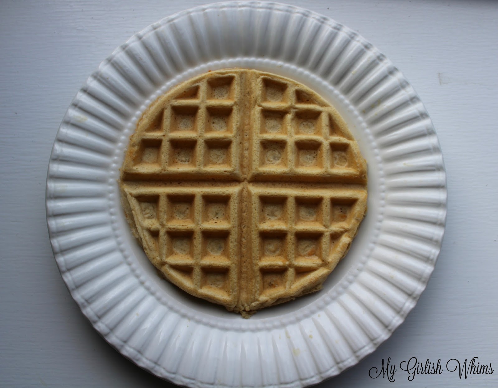 How to Make a One Carb Waffle My Girlish Whims