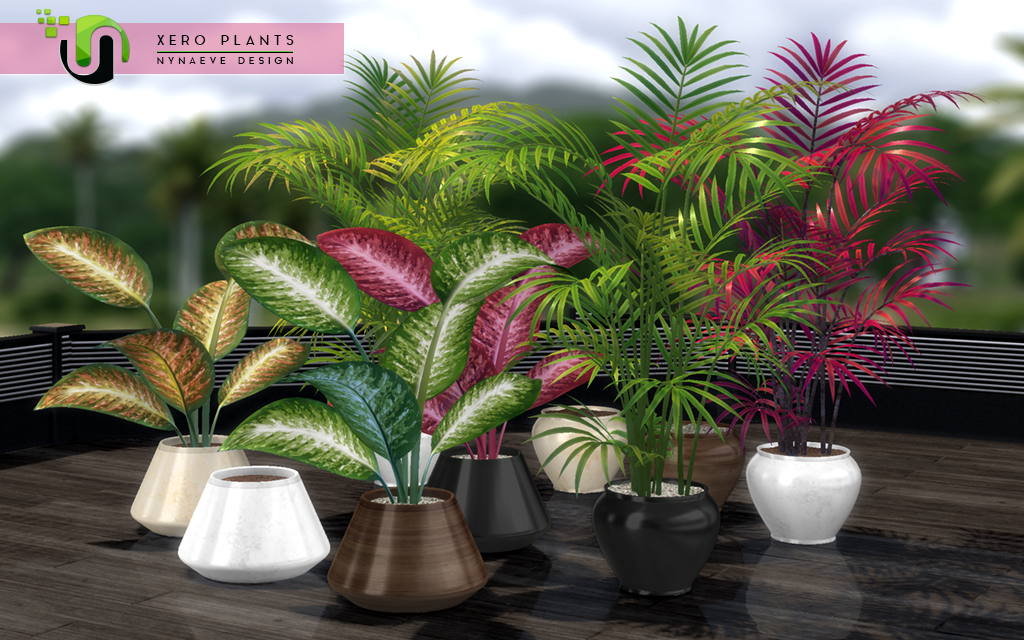 Sims 4 CC's The Best Plants by nynaevedesign