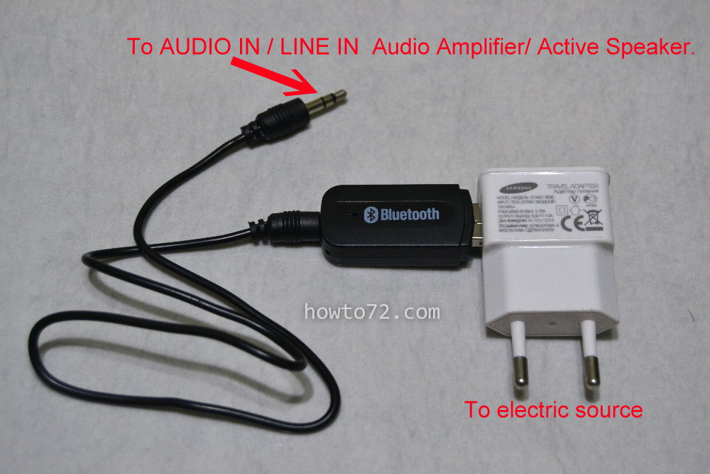 Connect Bluetooth And Wire Cable
