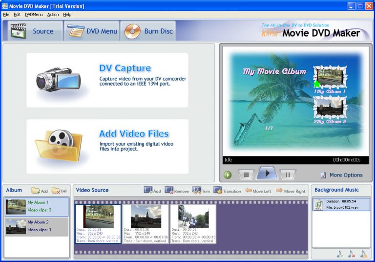 تحميل أفضل برنامج لدمج الصور مع الأغاني Photo DVD Maker