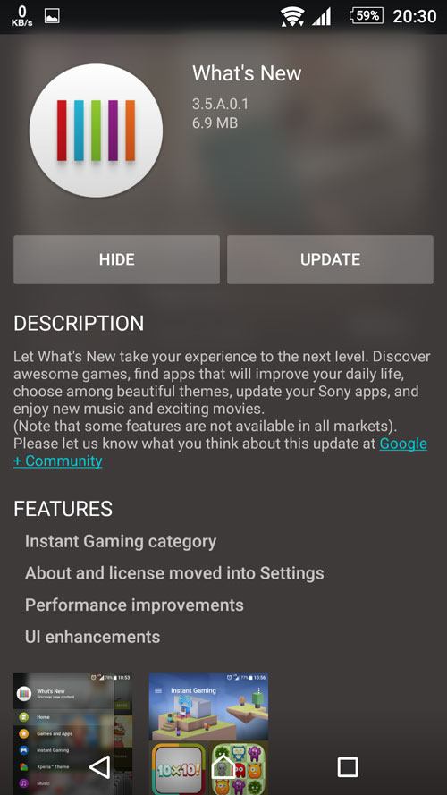 Whats New 3.5.A.0.1
